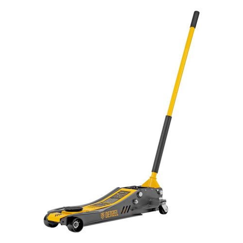 Домкрат гидравлический подкатной, 3,8 т, 110-580 мм, быстрый подъем, низкий подхват, проф. Denzel-Tehinstrument