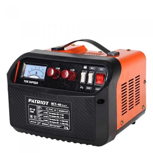Пускозарядное устройство Patriot BCT-40 Start (Патриот BCT-40 Start)-Tehinstrument