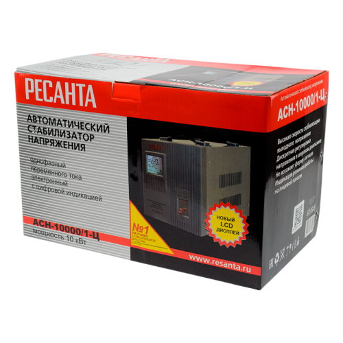 Стабилизатор напряжения РЕСАНТА АСН-10000/1-Ц-Tehinstrument