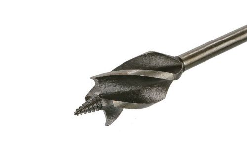 Cверло по дереву X тип, 4 резца, D=28мм, L=165мм, 6гр. Хв., блистер,  Sturm-Tehinstrument