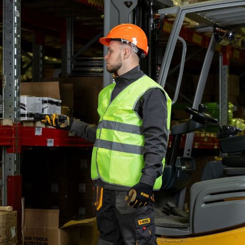 Каска защитная ударопрочная, ABS/PC, плавная регулировка, модель «Форвард» (К-05)оранж. Denzel-Tehinstrument