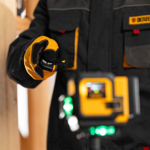 Лазерный уровень мультипризменный DLV-360-3T, 30 м, зеленый луч, Li-Ion 2,4 Aч, штатив // Denzel-Tehinstrument