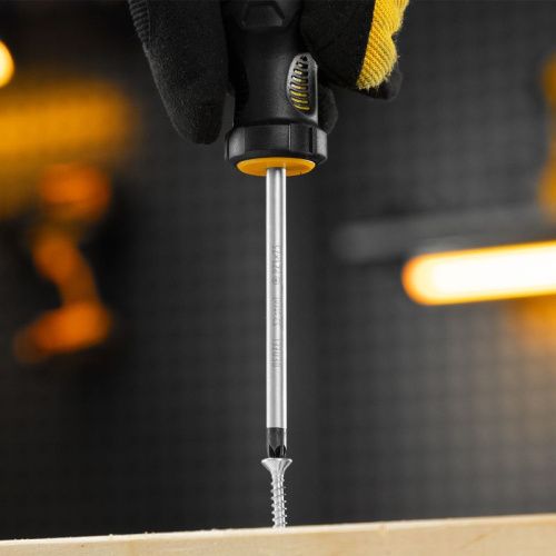 Отвертка, PZ1x75 мм, S2, 3к рукоятка Denzel-Tehinstrument