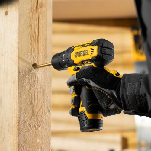 Аккумуляторный шуруповерт Denzel CDQ-12, Li-Ion, 12 В-Tehinstrument