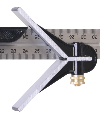 Угольник многофункциональный, 300 мм, уровень, транспортир, чертилка,  Sturm-Tehinstrument