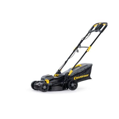 Газонокосилка эл. CHAMPION EM3414 (1,4 кВт травосб. 35л ширина 340мм 20-70мм, 10,7кг)-Tehinstrument