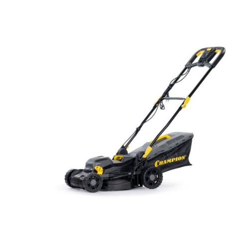 Газонокосилка эл. CHAMPION EM3414 (1,4 кВт травосб. 35л ширина 340мм 20-70мм, 10,7кг)-Tehinstrument
