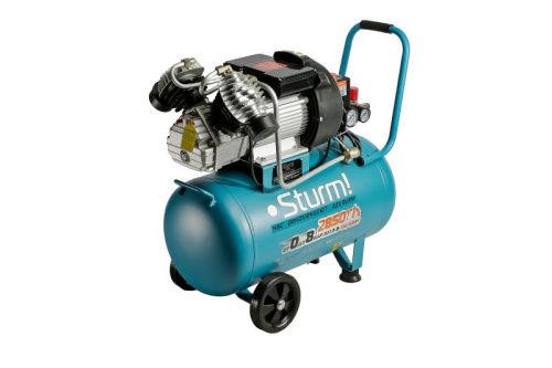 Компрессор воздушный масляный  Sturm AC93250, 2,4кВт,410л/мин, ресивер 50л, прямой привод-Tehinstrument