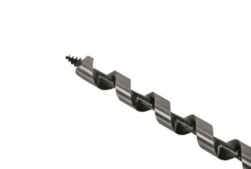 Сверло винтовое по дереву, 10х460мм, сталь 45, шестигранный хвостовик,  Sturm-Tehinstrument