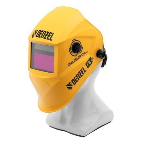 Щиток защитный лицевой (маска сварщика) F8, см. окно 100х50, Real Color, DIN4/5-8/9-13// Denzel-Tehinstrument