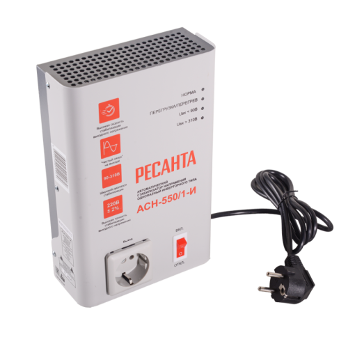 Стабилизатор напряжения Ресанта АСН-550/1-И-Tehinstrument