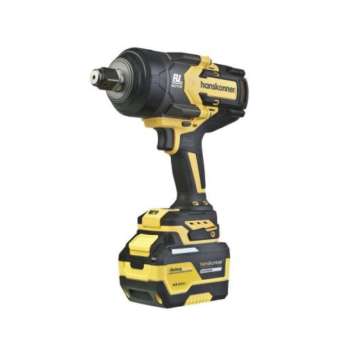 HCD201300BLC Гайковерт удар б/щ Hanskonner PLATINUM,18В,1BatterySystem, 1300Нм, 3/4",акк 6Ач+ЗУ-Tehinstrument