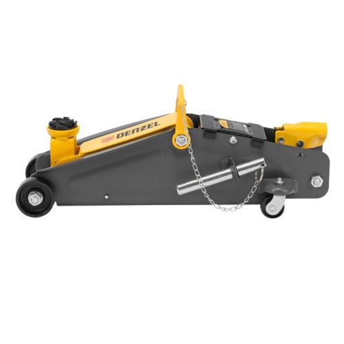 Домкрат гидравлический подкатной с фиксатором, 2,8 т, 135-385 мм Denzel-Tehinstrument