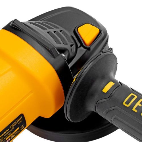 Машина шлифовальная угловая AG125-1500, 1500 Вт, 125 мм, 3000-11000 об/мин Denzel-Tehinstrument