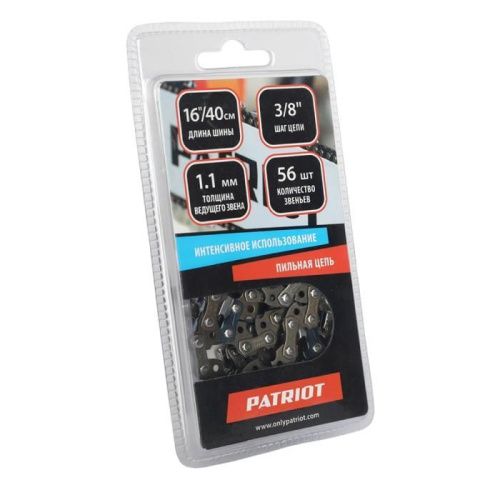 Цепь пильная Patriot 90VS-56E (3/8", 1.1 мм, 56 звеньев)-Tehinstrument