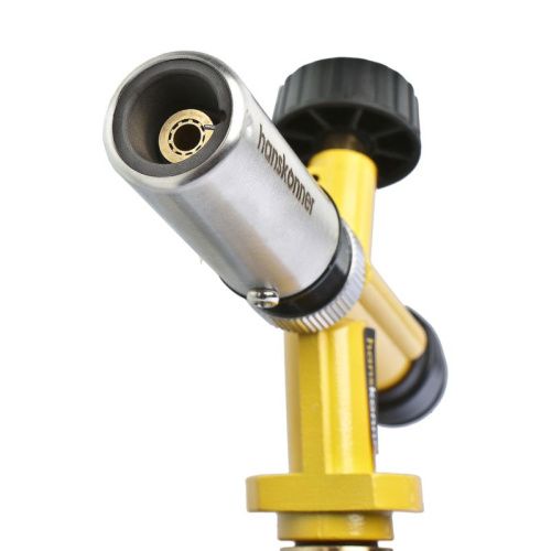 Горелка газовая, пьезоподжиг, регулировка остроты пламени, цинковый корпус, hanskonner-Tehinstrument