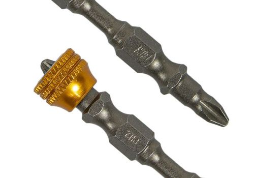 Биты PH2x65мм, со съемным магнитным держ., сталь S2, 2шт, БОЕКОМПЛЕКТ-Tehinstrument