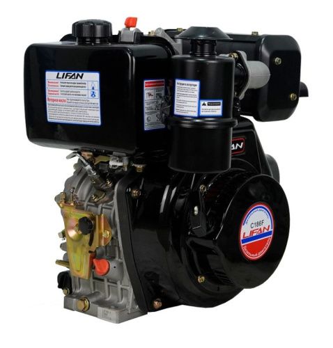 Двигатель Lifan Diesel 186F, вал ?25мм-Tehinstrument