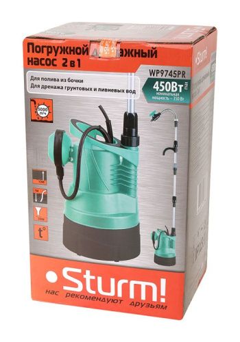 Насос погружной дренажный  Sturm WP9745PR-Tehinstrument