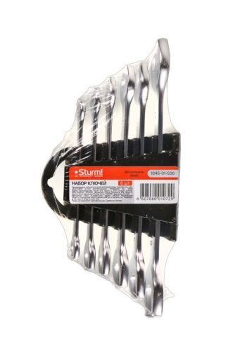 Набор рожковых ключей 6 шт, 6x7-17х19мм  Sturm-Tehinstrument
