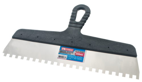 Шпатель 300 мм, зуб 10х10 мм СОЮЗ-Tehinstrument