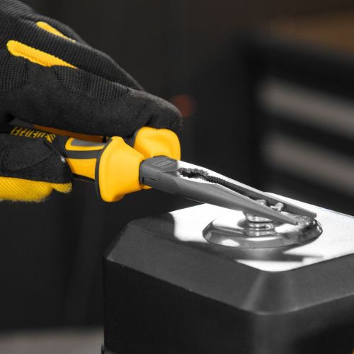 Длинногубцы прямые 205 мм, трехкомпонентные рукоятки Denzel-Tehinstrument