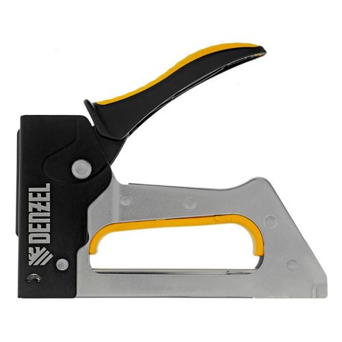 Степлер металлический, скобы в комплекте, 2К рукоятка, тип 53, 6-10 мм Denzel-Tehinstrument