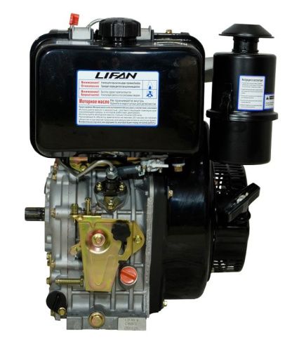 Двигатель Lifan Diesel 188FD, шлицевой вал ?25мм, катушка 6 Ампер-Tehinstrument