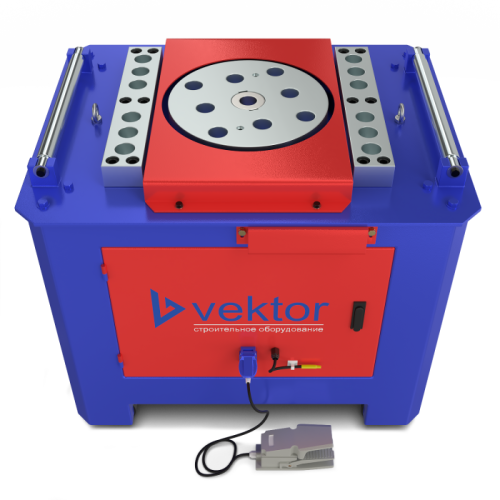 Станок для гибки арматуры Vektor GW50C с доводчиком-Tehinstrument