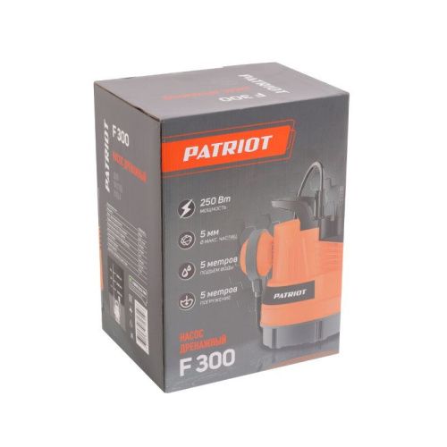 Насос дренажный Patriot F 300-Tehinstrument