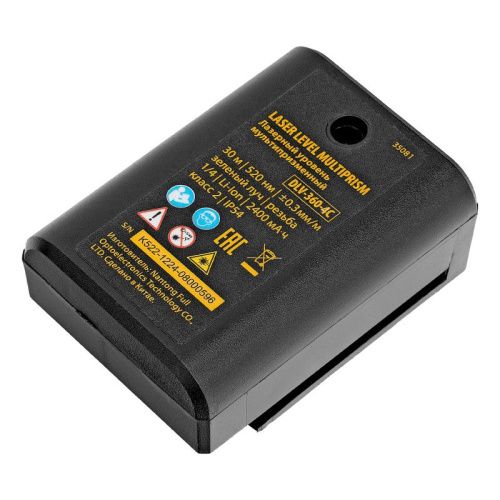 Лазерный уровень мультипризменный DLV-360-4C, 30 м, зеленый луч, Li-Ion 2,4 Aч, кейс// Denzel-Tehinstrument