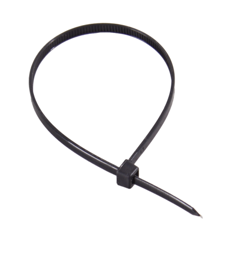 Хомуты нейлоновые (стяжки) черные 100 шт. Вихрь 3,6*200 Ч-Tehinstrument