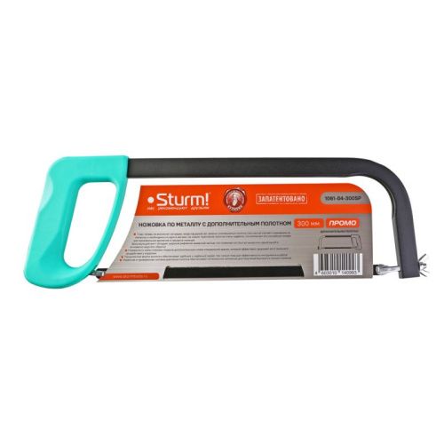 Ножовка по металлу с дополнительным полотном, 300мм, серия Кулибин,  Sturm-Tehinstrument