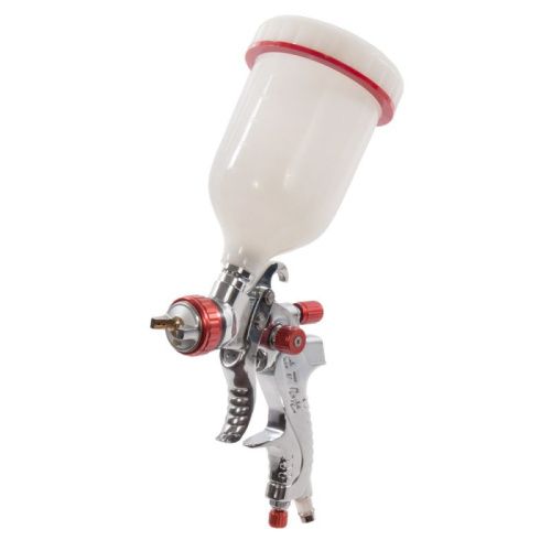 Краскопульт пневматический QUATTRO ELEMENTI с верхним бачком 600 мл, сопло 1,4 мм, HVLP, р сопло 1,4 мм, HVLP, разъем EURO, Профи-Tehinstrument