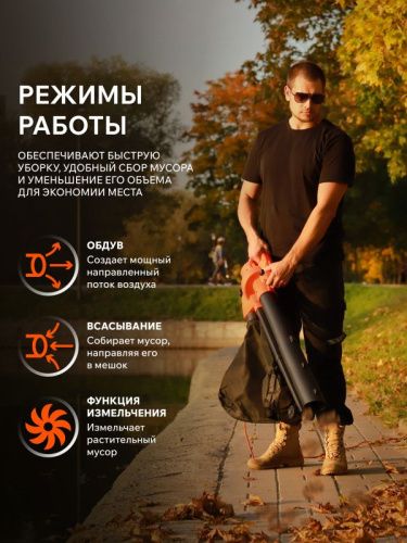 Воздуходувка-пылесос электрическая Patriot BV 2000 E-Tehinstrument