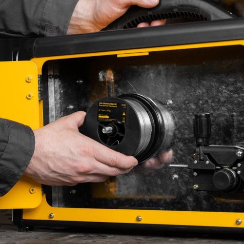 Порошковая проволока Е71TGS, диам. 1 мм, 1 кг, диам. катушки D100 Denzel-Tehinstrument