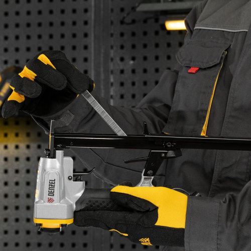 Скобы 21GA для пнев. степл., 10мм, шир. - 0,95мм, тол. - 0,6мм, шир. скобы - 12,8мм, 5000шт Denzel-Tehinstrument