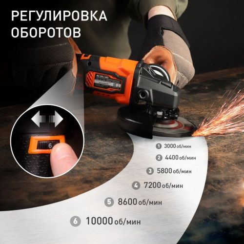 Машина углошлифовальная аккумуляторная Patriot AG 125 Li UES-Tehinstrument