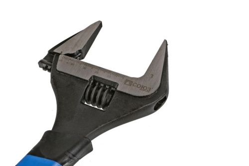 Разводной ключ с тонкими губками, 250 мм, зев 50мм, фосфатированный, СОЮЗ-Tehinstrument