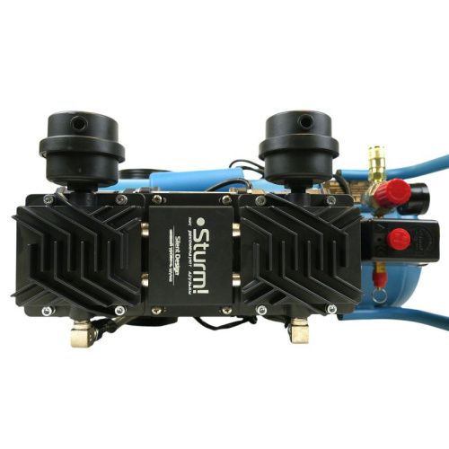 Компрессор безмасляный AC93224OL  Sturm 1,5кВт, 240 л/мин,ресивер 24л., бесшумный, "профи"-Tehinstrument