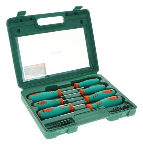 Набор отверток и бит 21 шт, пластиковый кейс, CrV,  Sturm-Tehinstrument