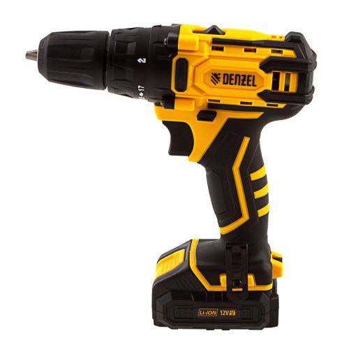 Дрель-шуруповерт аккумуляторная Denzel CDL-12-01CB-Tehinstrument