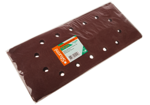 Шлифбумага, 115x280мм, Р120, 5 шт, 14 отверстий для удаления пыли,  Sturm-Tehinstrument