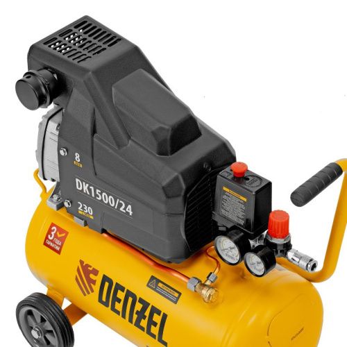Компрессор воздушный Denzel DK1500/24, Х-PRO-Tehinstrument