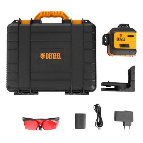 Лазерный уровень мультипризменный Denzel LX 360-3 Red-Tehinstrument