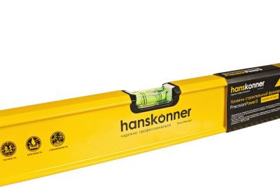 Уровень алюм. 600мм, Hanskonner-Tehinstrument