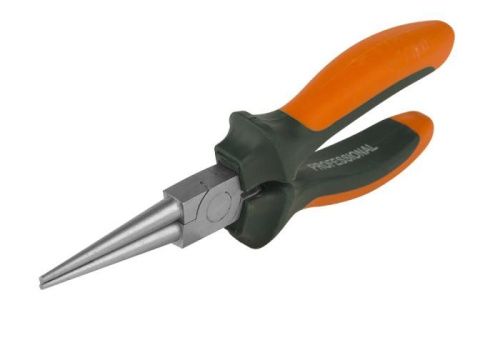 Круглогубцы, 150мм, TPR рукоятки, никелированные,  Sturm-Tehinstrument