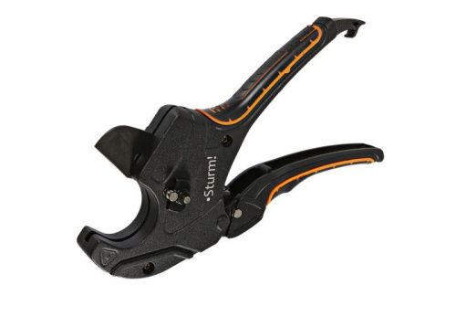 Ножницы для резки труб ПВХ 42мм, лезвие SK5 с тефлоновым покрытием  Sturm-Tehinstrument