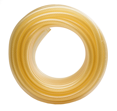 Шланг поливочный Силикон трёхслойный армированный 3/4 дюймов, 25м (прозрачный) Вихрь-Tehinstrument