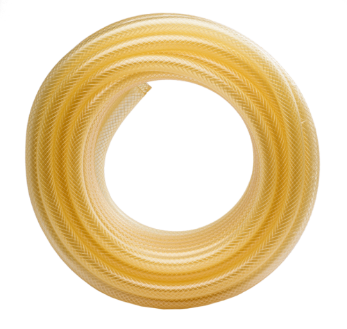 Шланг поливочный Силикон трёхслойный армированный 3/4 дюймов, 25м (прозрачный) Вихрь-Tehinstrument